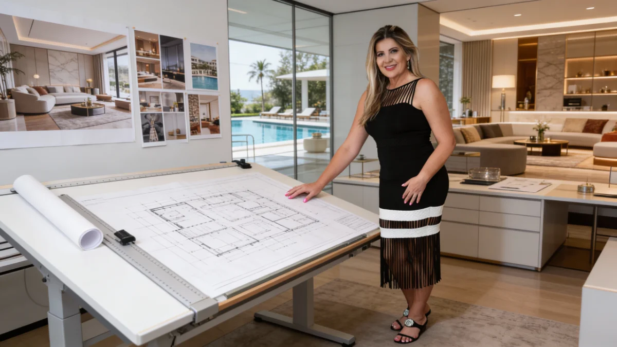 Arquiteto para design de ambientes de lazer