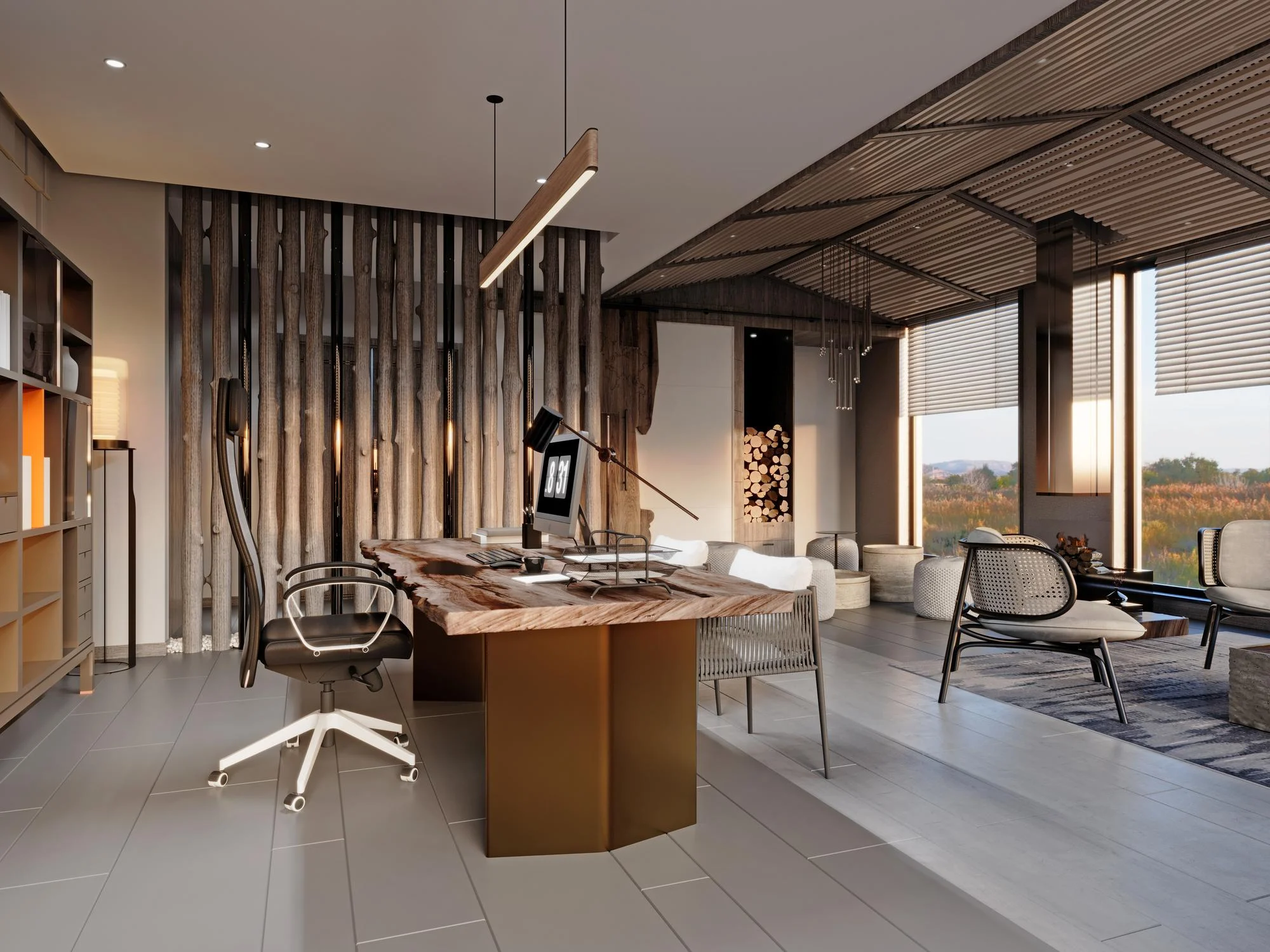 estilos de escritório residencial
